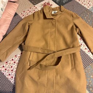 Old Navy Women's Camel Trench Coat